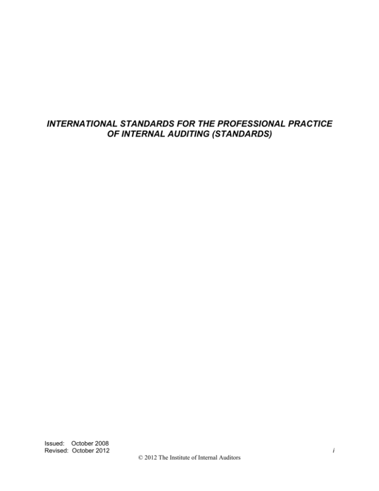 international-standards-for-the-professional-practice