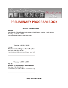 Preliminary Program Book - PAPERS