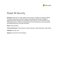 Power BI Security - Center