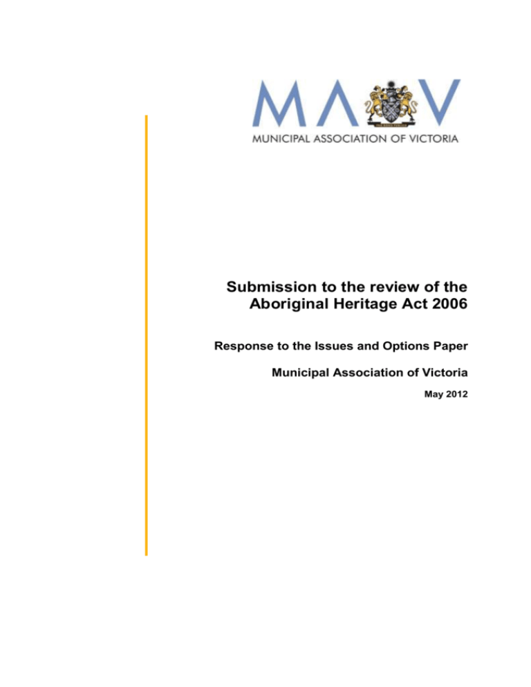 submission-to-the-review-of-the-aboriginal-heritage-act-2006