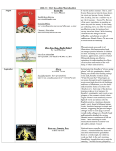 2012-2013 SISD Book of the Month Booklist