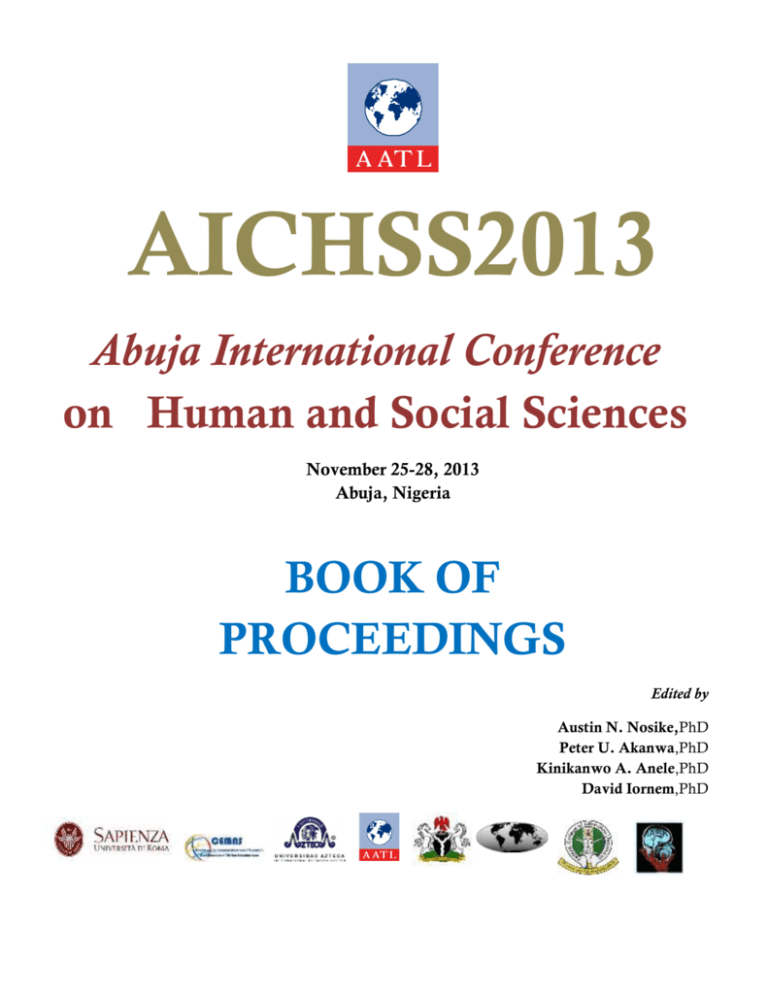 Abuja International Conference On Human And Social Sciences 13