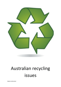 Australian recycling issues