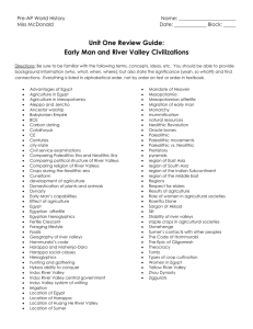 Early Man and River Valley Civilizations