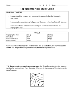 Topographic Maps Study Guide