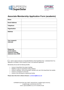 your Associate Membership Form here