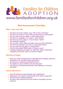 Risk Assessment Checklist - Families for Children Trust