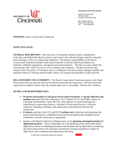 UC Letterhead - University of Cincinnati Libraries