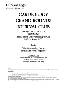 GR Oct 16, 2015 - Division of Cardiovascular Medicine