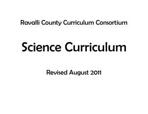 STEVENSVILLE Science Cover Page[1]