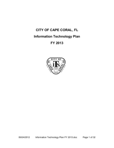 City of Cape Coral Strategic Plan