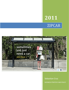 ZIPCAR - Sebastian Cruz