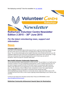 Edition 2 2015 - Voluntary Action Rotherham