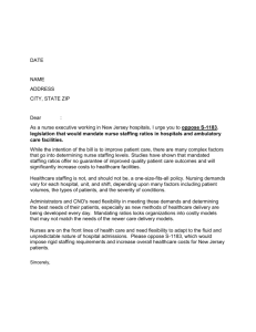 Please oppose S1183 letter - New Jersey Hospital Association