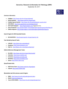 Genomics, Research & Informatics for Pathology (GRIP)