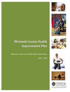 McIntosh County - Community Health Improvement Plan