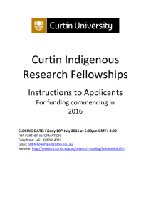 Instructions to applicants - Research @ Curtin