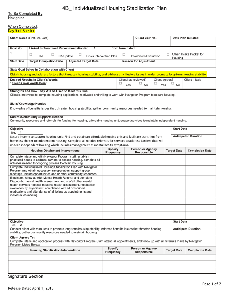 standardized-individualized-housing-stabilization-plan