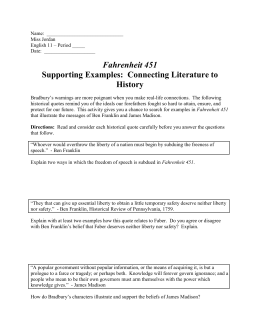 Letter Writing Service Online Fahrenheit Supporting Examples Connecting Literature To History Samples Of Essay Writing In English also Health And Fitness Essay Fahrenheit Thesis Statement For Education Essay