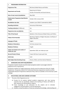 Global History and Politics BA (Hons)