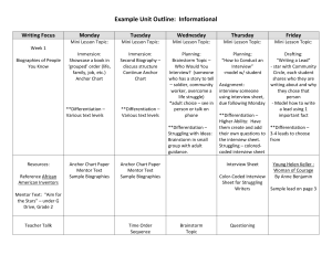 Informational - Biography Unit