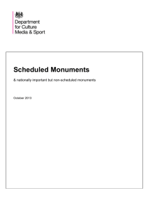 Scheduled monuments