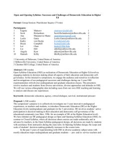 OSE symposium proposal for the UPenn Ethnography Forum, draft#7