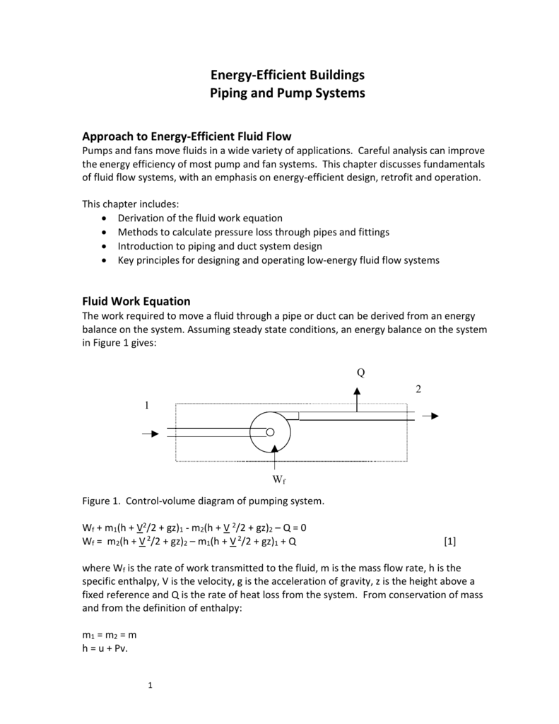 Inside Out Approach To Energy Efficient Fluid Flow Systems