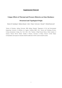 Supplemental Material Unique Effects of Thermal and