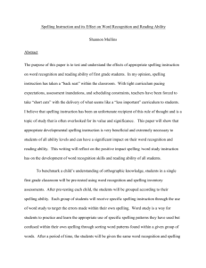 Teacher as a Researcher- Action Research Paper and Presentation