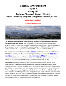 Duchesne/Roosevelt Ranger District