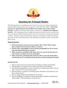 Questions for Principal Shadow - ESC-20