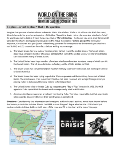 Cuban Missile Crisis 2014