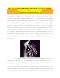 chapter 12 membrane barriers for guided tissue