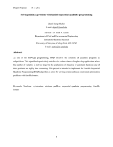Project Proposal - Department of Mathematics
