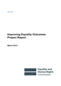 Our approach to Improving Equality Outcomes