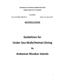 NOTIFICATION Guidelines for Under Sea