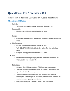 R5 - QuickBooks 2013 Release Notes