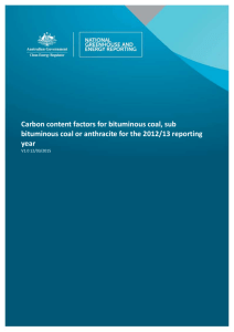 Carbon content - Clean Energy Regulator