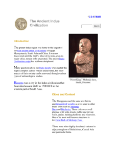 The Ancient Indus Civilization - e-CTLT