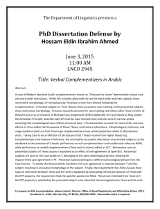 PhD Dissertation Defense by Hossam Eldin Ibrahim Ahmed