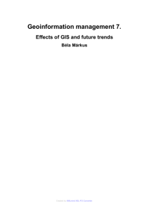 Effects of GIS and future trends