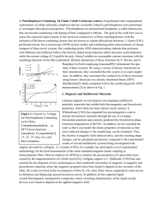 1. Polythiophenes Containing In-Chain Cobalt Carborane centers