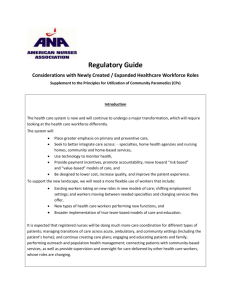 Regulatory Guide Considerations with Newly Created/Expanded