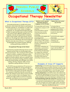 What is Occupational Therapy (OT)?