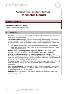 H3.0.0 Flammable liquids