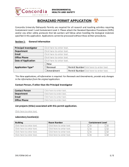 biosafety quiz procedure hazard specific