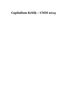 Capitalism Kritik – CNDI 2014