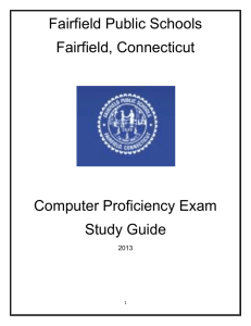 PC Proficiency Study Guide 2014