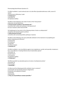 Pharmacology Board Review Questions 51-101